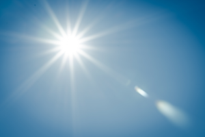 太陽の日差し